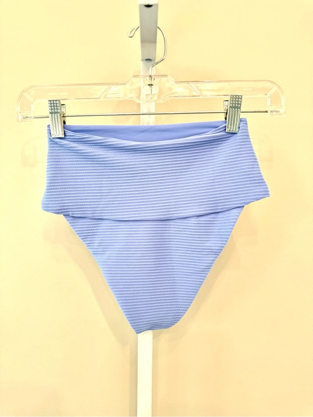 L*Space for Anthropologie Desi Bikini Bottom Lt Blue High Rise Size XS & S NWT